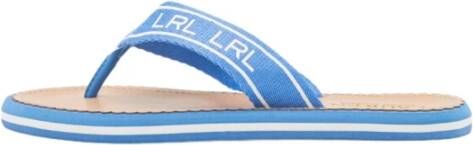 Ralph Lauren Klassieke Flip Flops Blue Dames