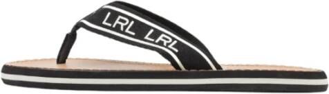 Ralph Lauren Flip Flops Zwart Dames