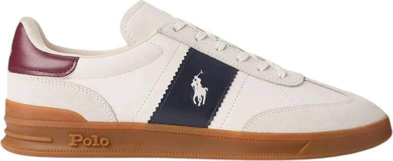 Ralph Lauren Heren Lage Sneakers van Polo White Heren