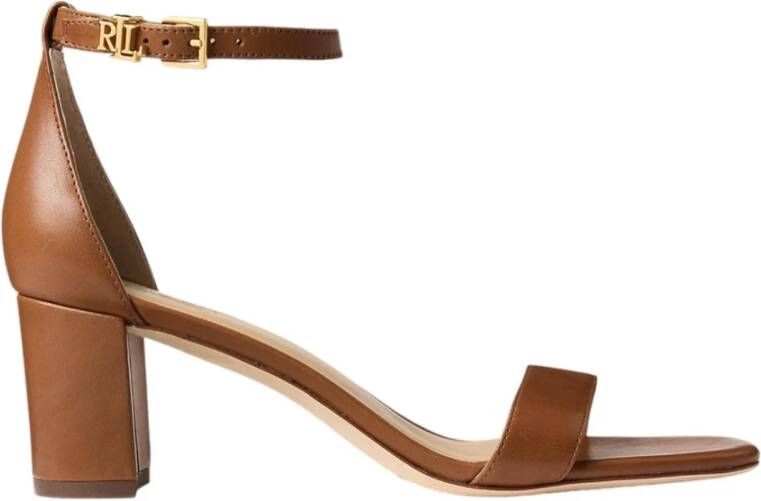 Lauren Ralph Lauren Pumps & high heels Logan Sandals Heel Sandal in bruin