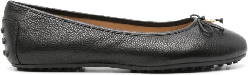 Ralph Lauren Jayna driver flats ballet Black Dames