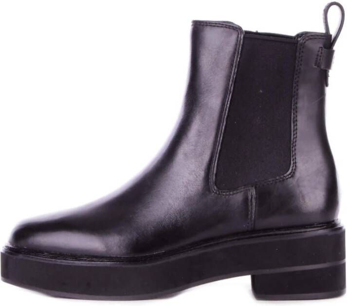 Lauren Ralph Lauren Chelsea boots van leer met treklus model 'ADRIANNA'