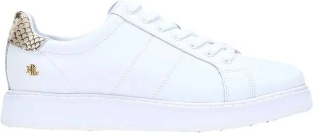 Ralph Lauren Lage Sneakers White Dames