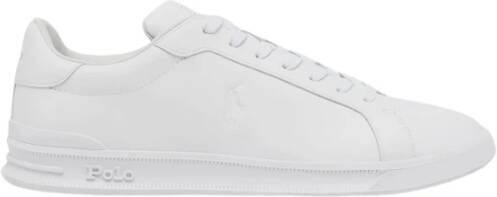 Lauren Ralph Lauren Sneakers van leer met reliëflogo