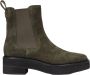 Lauren Ralph Lauren Chelsea boots van leer met treklus model 'ADRIANNA' - Thumbnail 1