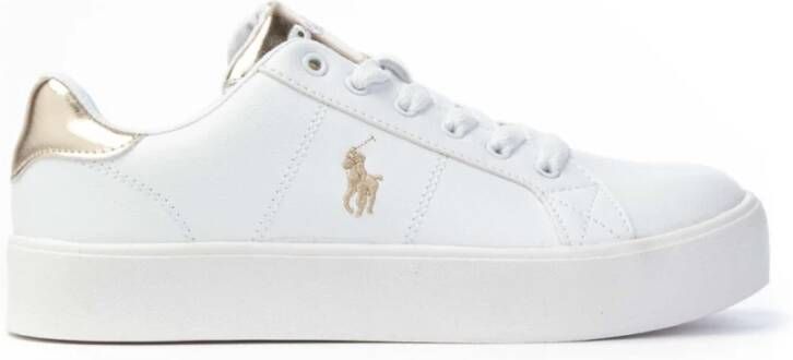 Ralph Lauren Platform Sneakers Rf103185 White Dames