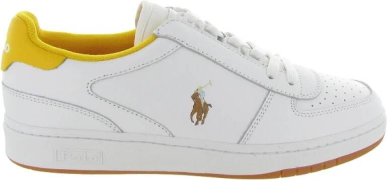 Ralph Lauren Polo Court Schoenen Train 89 White Heren