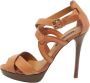 Ralph Lauren Pre-owned Leather sandals Brown Dames - Thumbnail 1