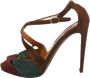 Ralph Lauren Pre-owned Suede sandals Brown Dames - Thumbnail 1