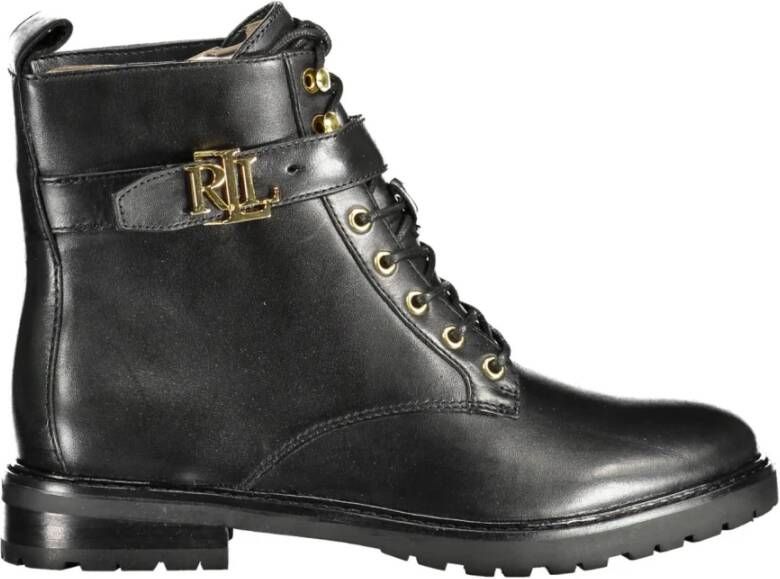 Lauren Ralph Lauren Boots met doornsluiting en labeldetail model 'ELRIDGE'