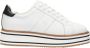 Ralph Lauren Sneaker Amelia in leer met plateau White Dames - Thumbnail 1