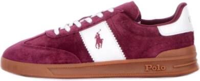 Ralph Lauren Sneakers Red Heren