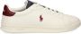 Polo Ralph Lauren Witte sportieve leren sneakers White Heren - Thumbnail 6