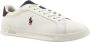 Polo Ralph Lauren Leren Court Sneaker Heritage II White Heren - Thumbnail 8