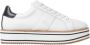 Ralph Lauren Sneaker Amelia in leer met plateau White Dames - Thumbnail 1