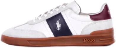 Polo Ralph Lauren Vintage Leren Sneakers met EVA Tussenzool White Heren