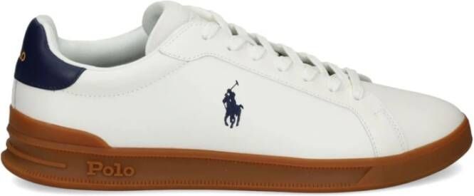 Ralph Lauren Sneakers Wit White Heren