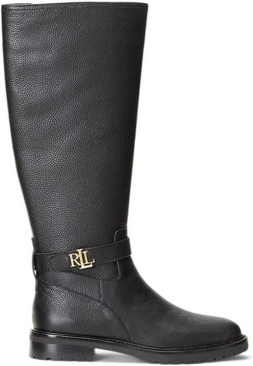 Ralph Lauren Stijlvolle Laarzen voor Trendy Vrouwen Black Dames