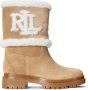 Lauren Ralph Lauren Boots & laarzen Carter Mid Boot in beige - Thumbnail 1