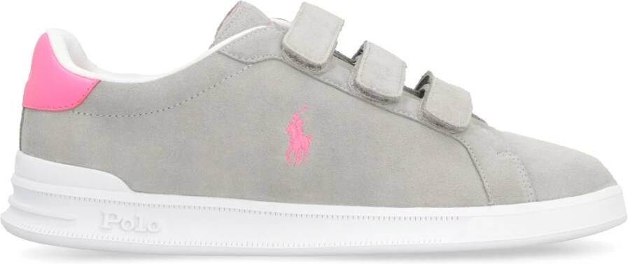 Ralph Lauren Stijlvolle Low-Top Sneakers Gray Dames