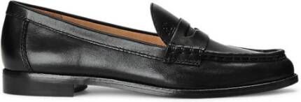 Lauren Ralph Lauren Pennyloafers van leer met schachtbrug model 'WYNNIE'