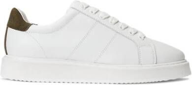 Lauren Ralph Lauren Sneakers van leer met logostitching model 'ANGELINE'