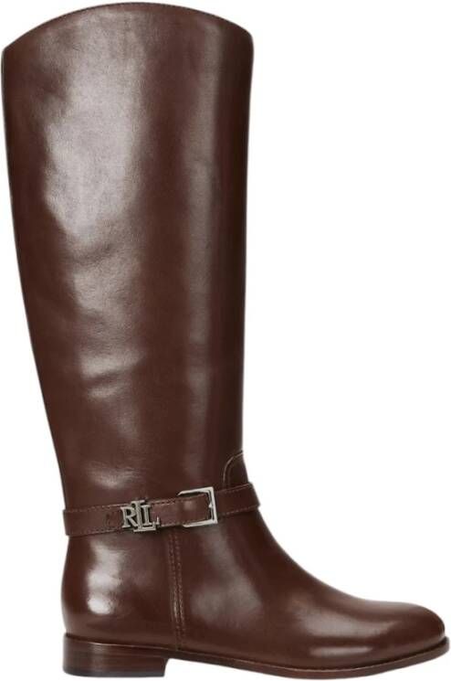 Ralph Lauren Stivale Brown Dames