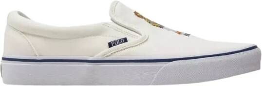 Ralph Lauren Witte instap sneakers Keaton White Heren