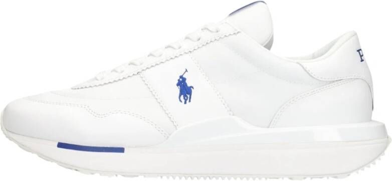 Ralph Lauren Witte Lage Top Sneakers Train 89 White Heren