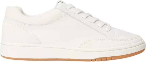 Ralph Lauren Witte leren sneakers Hailey White Dames