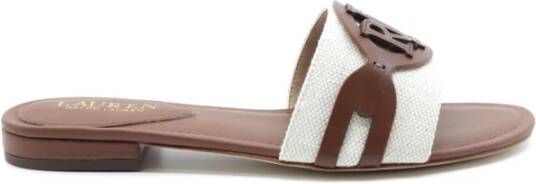 Ralph Lauren Witte Sandalen voor Vrouwen Multicolor Dames