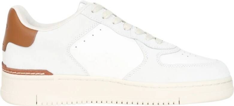 Ralph Lauren Witte Sneakers Lage Profiel Casual Herfst Winter White Heren