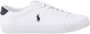 Polo Ralph Lauren Stijlvolle Lage Top Lace Sneakers van Leer White - Thumbnail 4