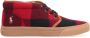 Ralph Lauren Wollen Mid-Top Sneakers Red Heren - Thumbnail 1