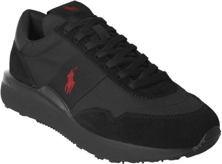 Ralph Lauren Zwarte herensportschoenen Zwart Heren