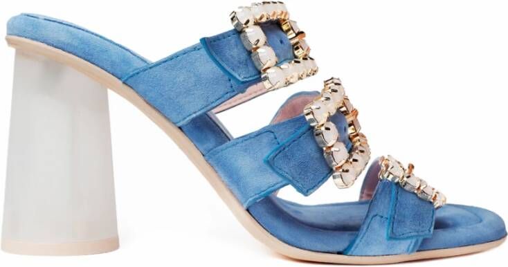 Ras Blauwe Amalfi Sandalen Blue Dames