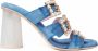 Ras Blauwe Amalfi Sandalen Blue Dames - Thumbnail 1