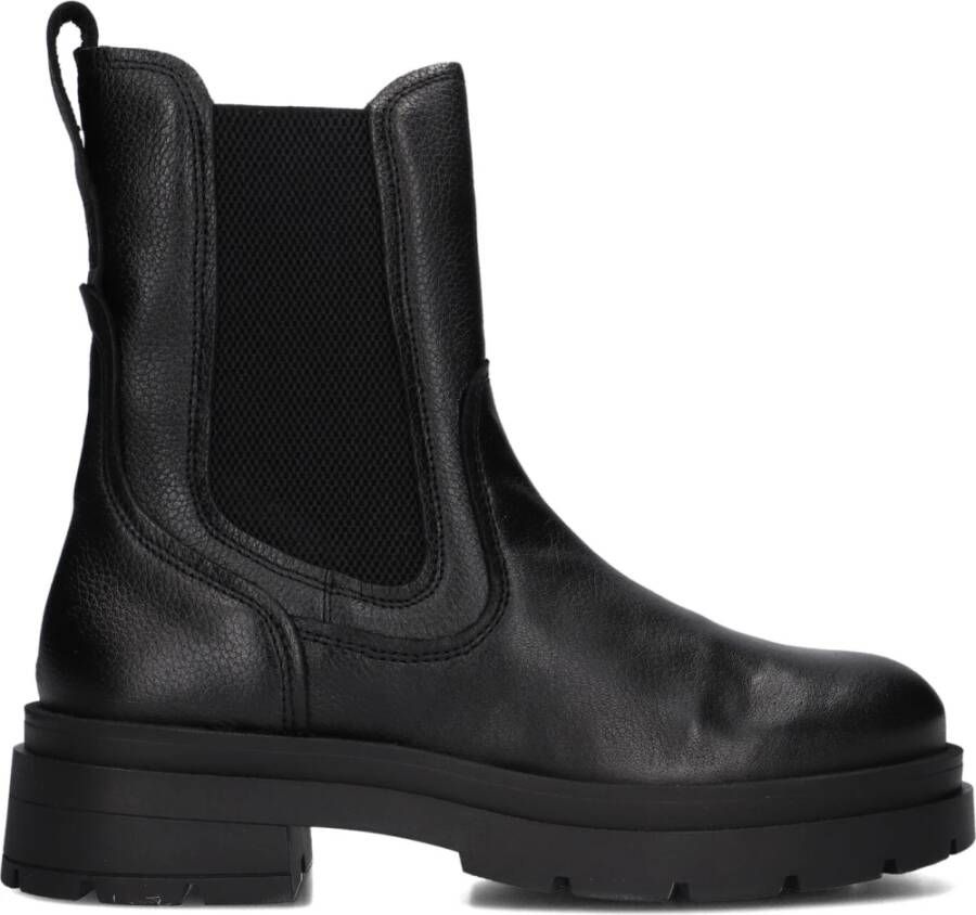 Red Rag Zwarte Chelsea Boots Stijlvol Model Black Dames