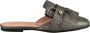 RED Valentino Leren Schoenen Gray Dames - Thumbnail 3