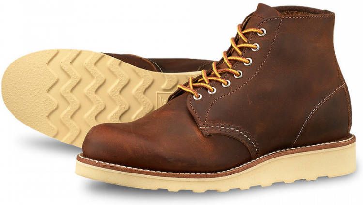 Red Wing Shoes Waterdichte leren Hoge Laarzen Brown Dames