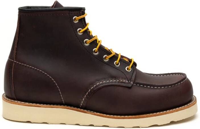 Red Wing Shoes Bordeaux Platte Schoenen Moc Toe Red Heren