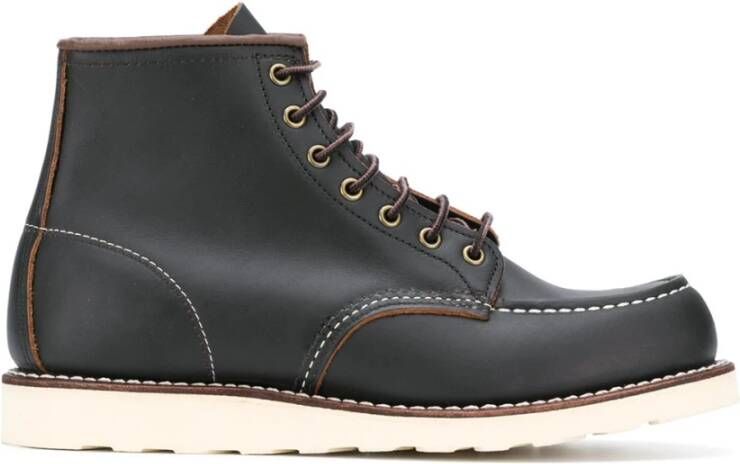 Red Wing Shoes Bruin leren veterschoenen met platte zool Brown Heren