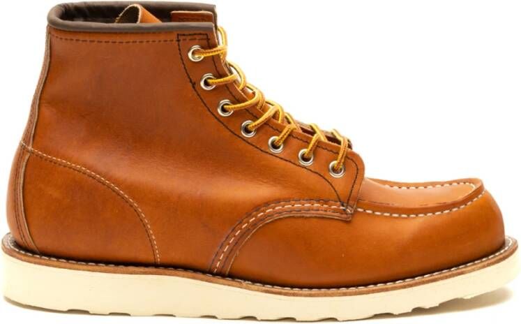 Red Wing Shoes Bruine Platte Schoenen Moc 875 Stijl Brown Heren