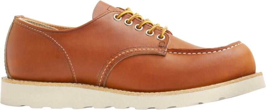 Red Wing Shoes Cognac Bruin Leren Platte Schoenen Red Heren