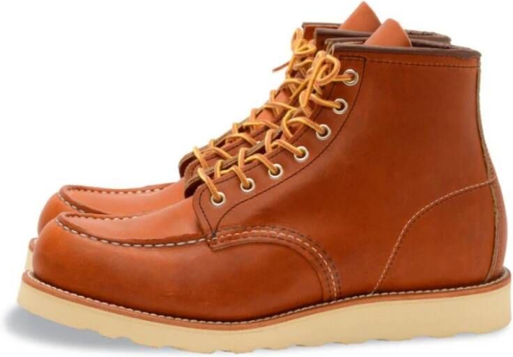 Red Wing Shoes Klassieke Moc 6 inch Waterdichte Leren Schoenen Brown Heren