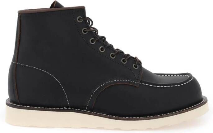 Red Wing Shoes Classic Moc Suede Enkellaarzen Black Heren