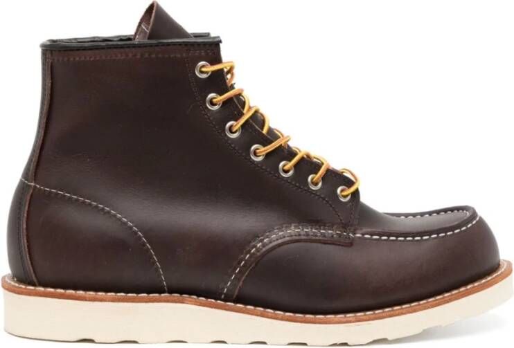 Red Wing Shoes Klassieke Leren Laarzen Triple Stitch Constructie Red Heren