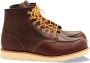 Red Wing Shoes Klassieke Moc Bruin Leren Laars Brown Heren - Thumbnail 1