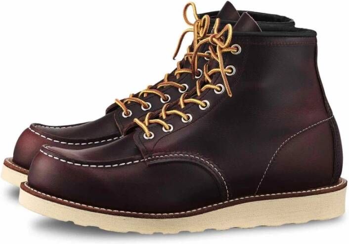 Red Wing Shoes Klassieke Leren Laarzen Triple Stitch Constructie Red Heren