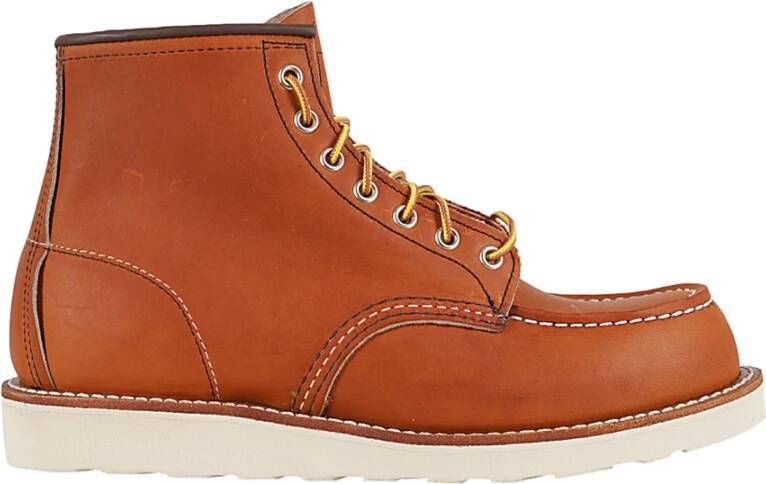 Red Wing Shoes Klassieke Moc Toe Werklaarzen Brown Heren